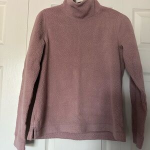 L.L. Bean Soft Mauve Turtleneck Pullover